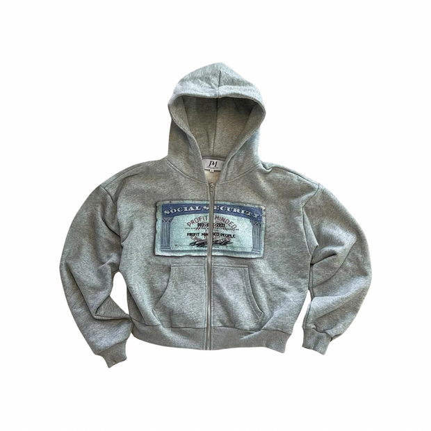 Social Security Streetwear Retro Hoodie Y2K